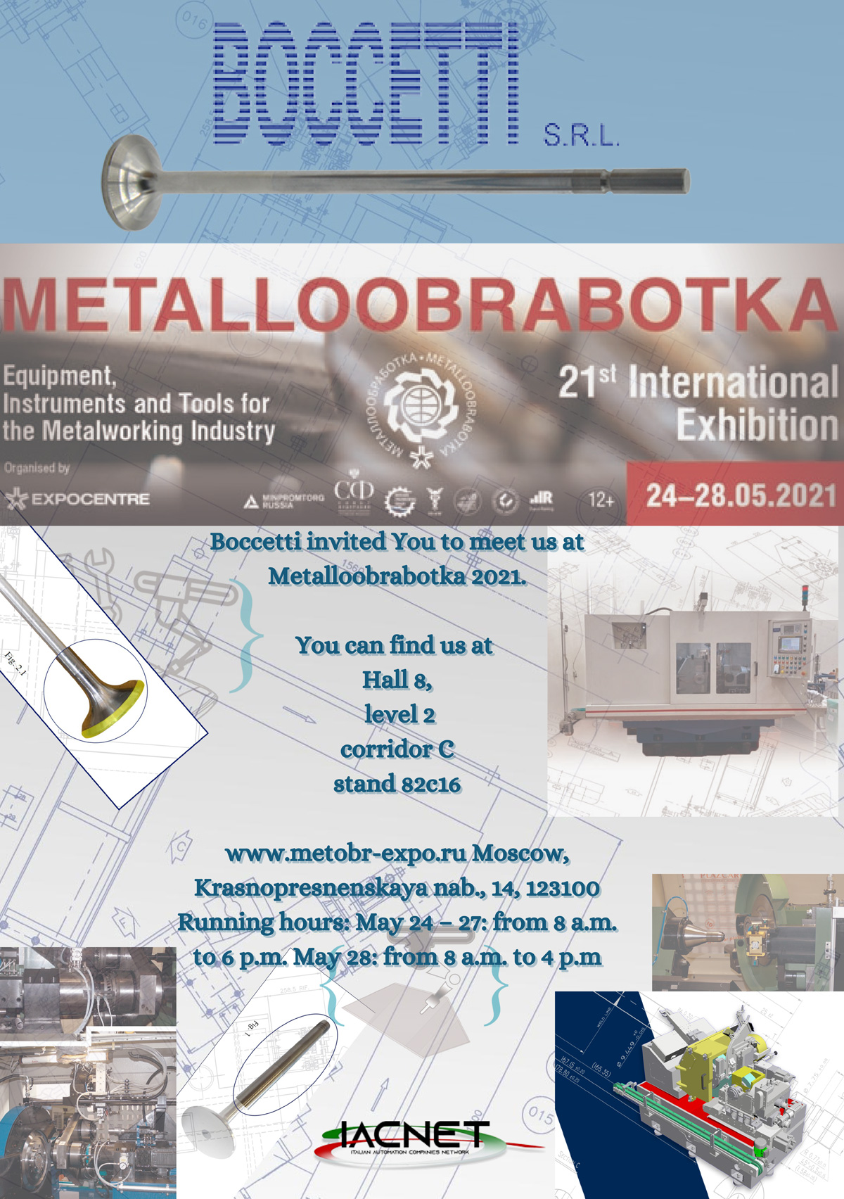 24 - 28 Maggio | Metalloobrabotka 2021